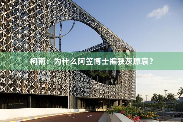 柯南：为什么阿笠博士褊狭灰原哀？